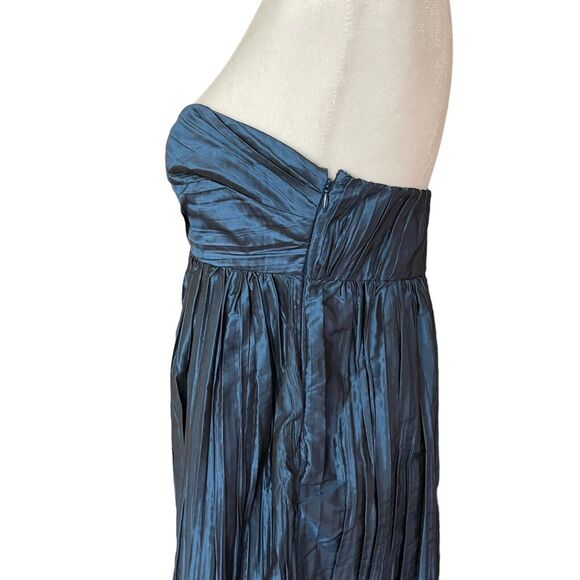 Calypso St. Barth Strapless Blue Silk Dress - Picture 8 of 11
